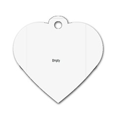 cool tag - Dog Tag Heart (One Side)