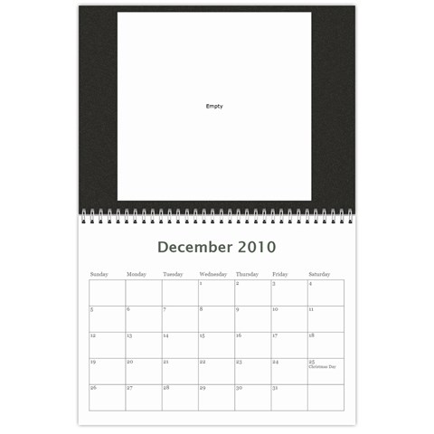 Dave Calendar By Lily Hamilton Dec 2010