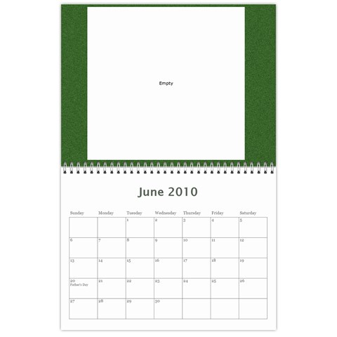 Dave Calendar By Lily Hamilton Jun 2010