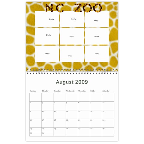 Calendar By Lydia Henning Aug 2009