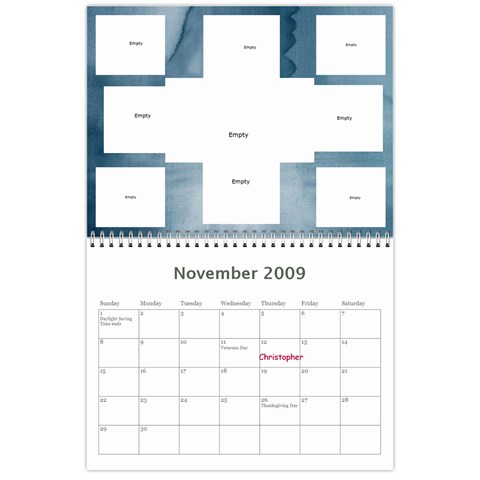 Calendar By Lydia Henning Nov 2009