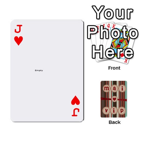 Jack Playcard By Vipavee Ningsanond Front - HeartJ