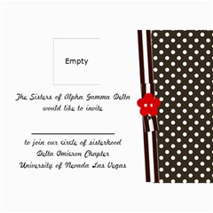 bid day card - 5  x 7  Photo Cards