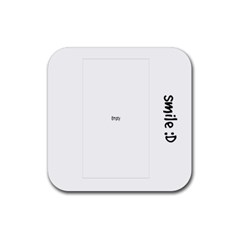 mai coaster - Rubber Coaster (Square)