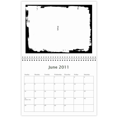 Classic Grunge Calendar To Copy By Catvinnat Jun 2011