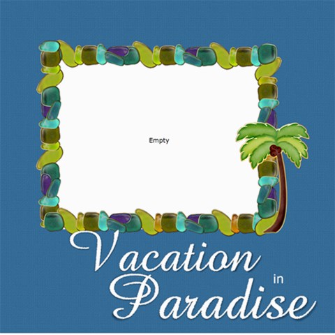 Vacation In Paradise By Diann 8 x8  Scrapbook Page - 1