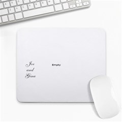 Joe & Gina - Large Mousepad