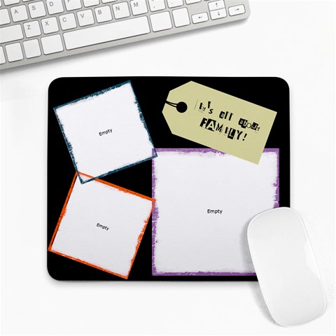  family  Mousepad By Janel Mullet 9.25 x7.75  Mousepad - 1