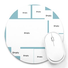 mouse collage - Collage Round Mousepad