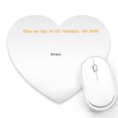 ski mt perisher - Heart Mousepad