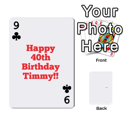 Timmy Cards By Kelly Corder Front - Club9