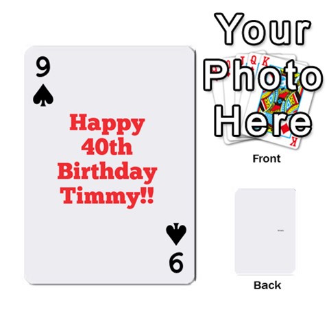 Timmy Cards By Kelly Corder Front - Spade9