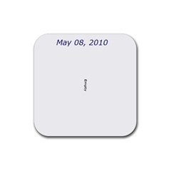 Cecil and Jody at Cecil s U K Graduation - Rubber Coaster (Square)