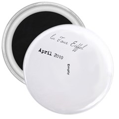 Eiffel Magnet 3 inches - 3  Magnet