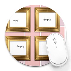 Wedding - Collage Round Mousepad