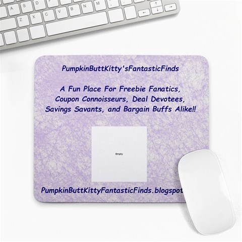 Pumpkinbuttkitty sfantasticfinds Mouse Pad  By Laura D Weber 9.25 x7.75  Mousepad - 1