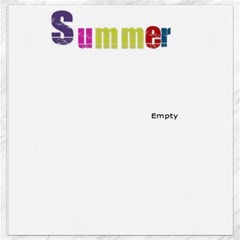 Summer canvass - Canvas 12  x 12 