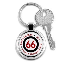 Challenge66 Charity Keyring www.Challenge66.org - Key Chain (Round)