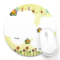mouse - Collage Round Mousepad
