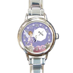 Lillian Watch - Round Italian Charm Watch