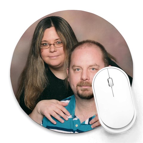 Stacys By Stacy Peak 8 x8  Round Mousepad - 1