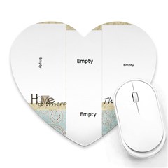 Mom and dad mousepad - Heart Mousepad