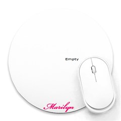 marilyn mousepad - Collage Round Mousepad