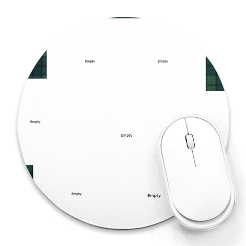 Drew By Julie Mcdowell Garner 8 x8  Round Mousepad - 1
