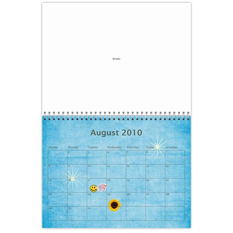 Sydnie Calender By Diana Davis Aug 2010
