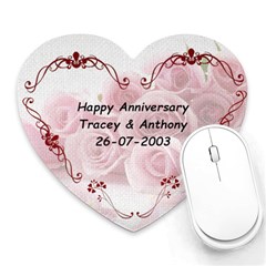 Wedding - Heart Mousepad