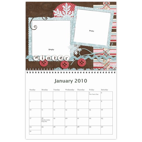 2010 Calendar By Joni Jan 2010
