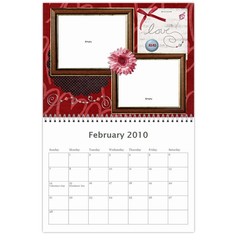 2010 Calendar By Joni Feb 2010
