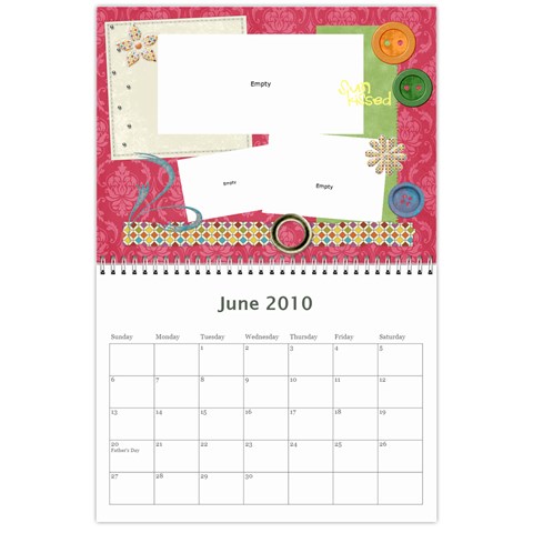 2010 Calendar By Joni Jun 2010