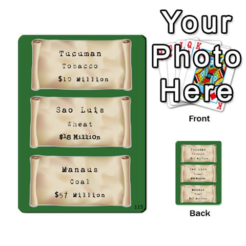 South America Cards 3tc By James Barnes Front 7