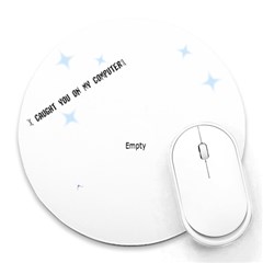 mousey - Collage Round Mousepad