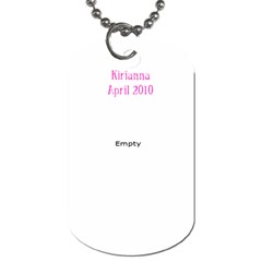 Dogtag April 2010 - Dog Tag (Two Sides)
