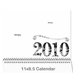 calendar - Wall Calendar 11  x 8.5  (12-Months)