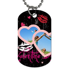 love tag - Dog Tag (One Side)