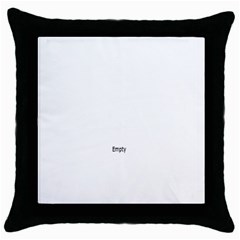 pillow case - Throw Pillow Case (Black)