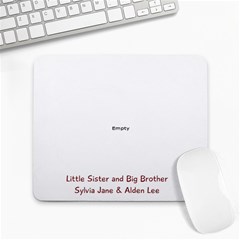 Little Sister Big Brother - Collage Mousepad