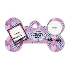 Winnies tag - Dog Tag Bone (Two Sides)