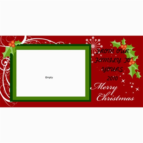 Christmas 2010 By Krista Clarke 8 x4  Photo Card - 6