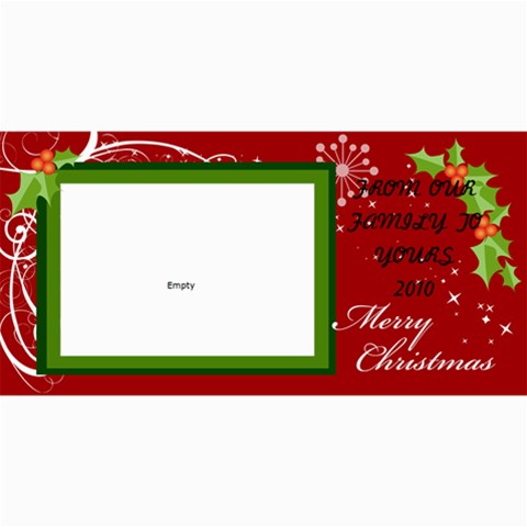 Christmas 2010 By Krista Clarke 8 x4  Photo Card - 9