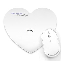 She said yes - Heart Mousepad