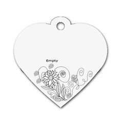 TIFF - Dog Tag Heart (One Side)