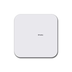 drink coasters - Rubber Coaster (Square)