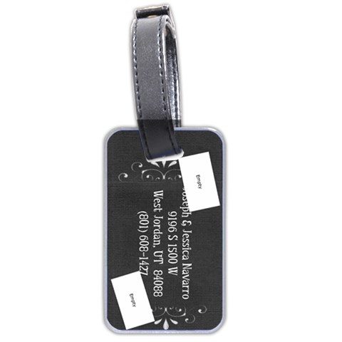 Family Luggage Tag By Jessica Navarro Back
