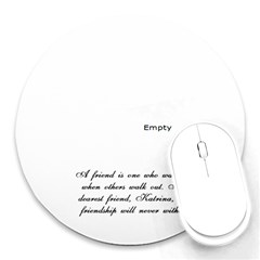 melissa1 - Round Mousepad