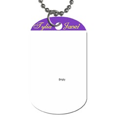 Tylia Janei - Dog Tag (One Side)