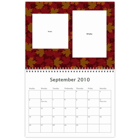 Moms  Birthday Calendar By Diana Davis Sep 2010
